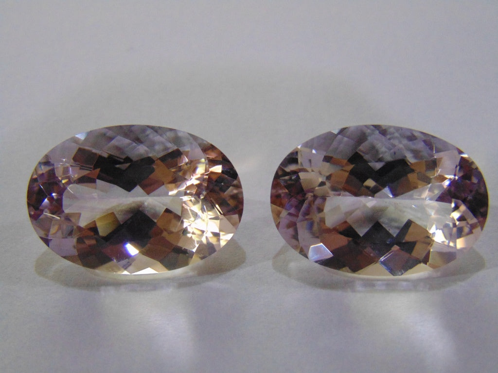 60.30ct Amethyst (Rose France) Pair