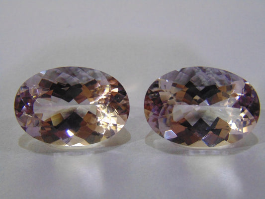 60.30ct Amethyst (Rose France) Pair