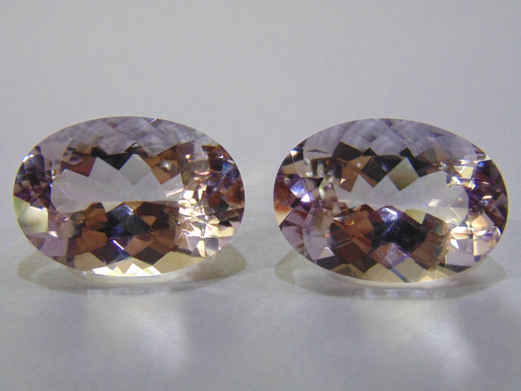 60.30ct Amethyst (Rose France) Pair