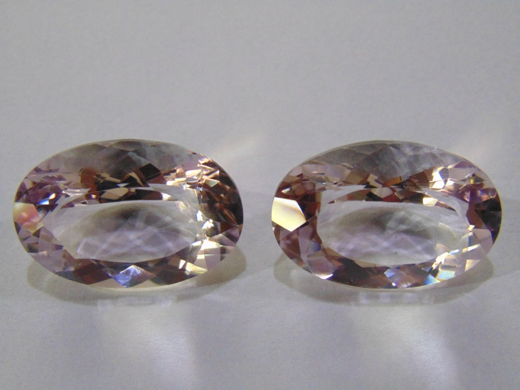 60.30ct Amethyst (Rose France) Pair