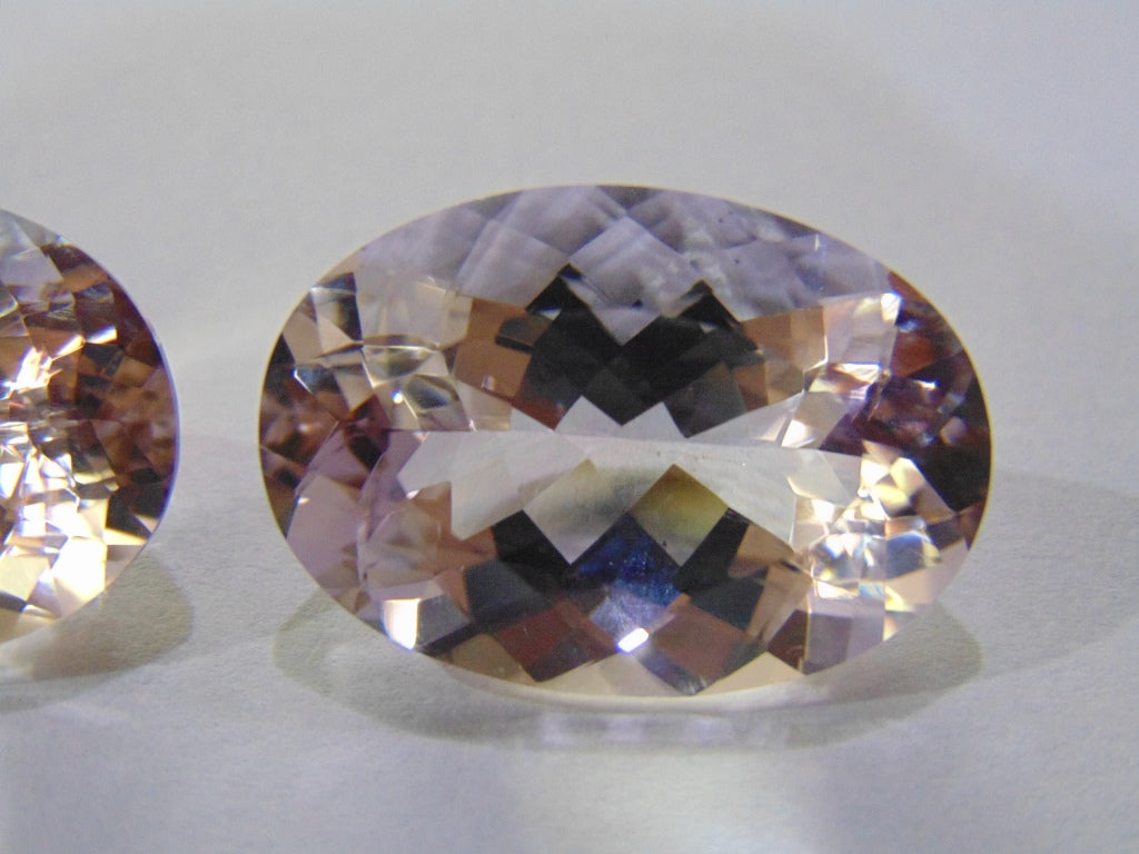 60.30ct Amethyst (Rose France) Pair