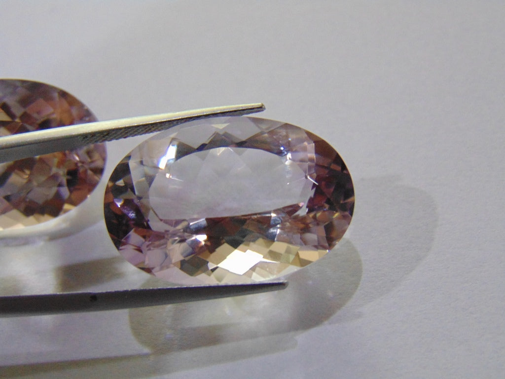 60.30ct Amethyst (Rose France) Pair