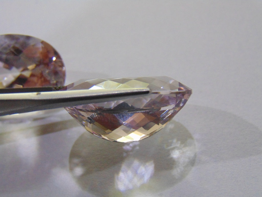 60.30ct Amethyst (Rose France) Pair