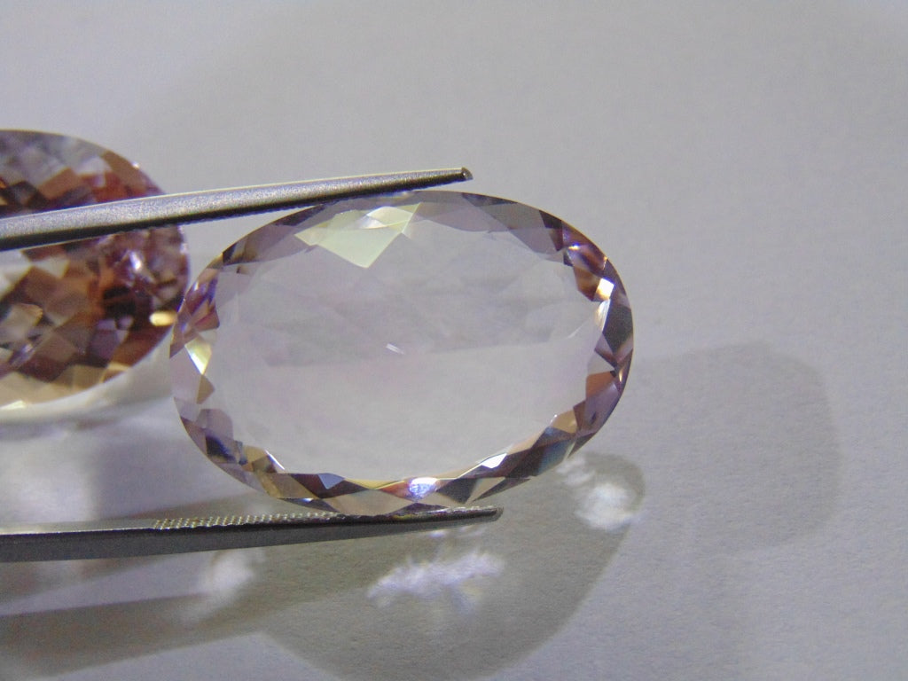 60.30ct Amethyst (Rose France) Pair