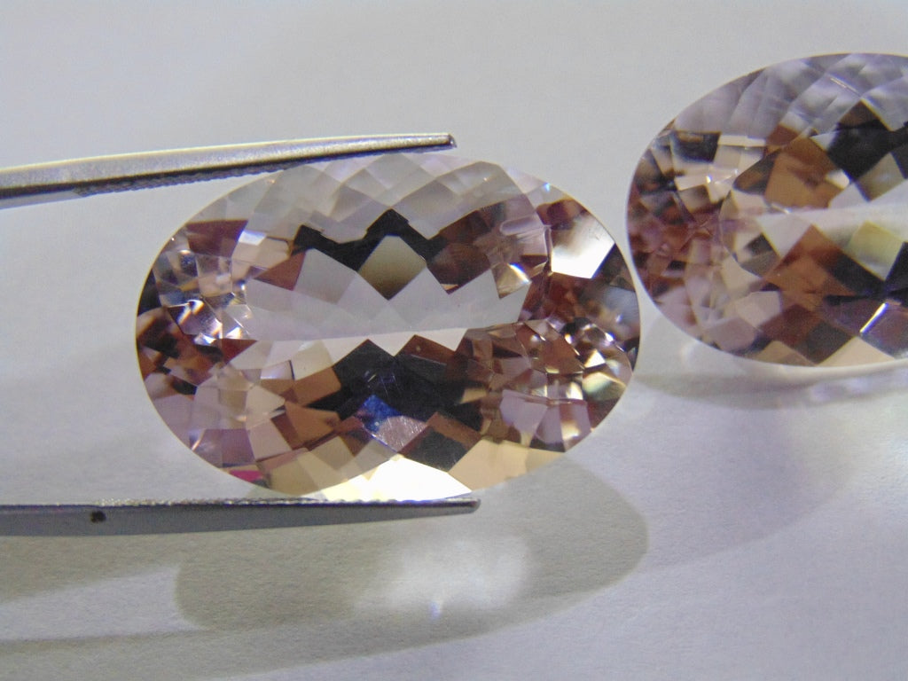 60.30ct Amethyst (Rose France) Pair