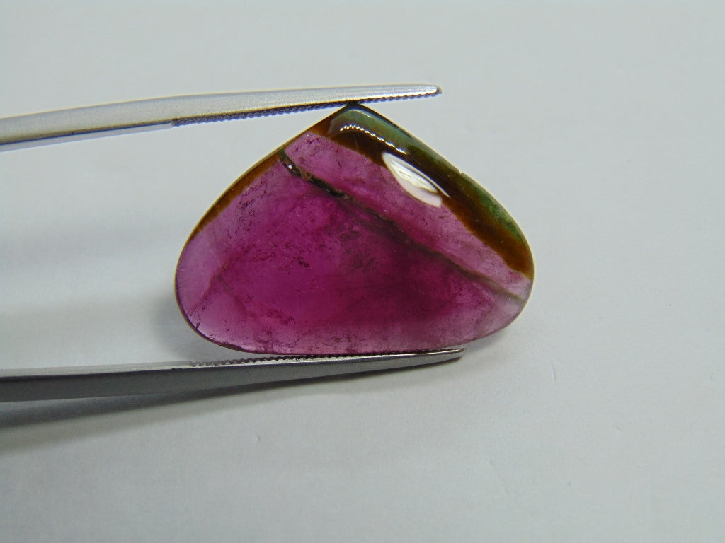 Turmalina Bicolor 17,70 ct 24x17mm