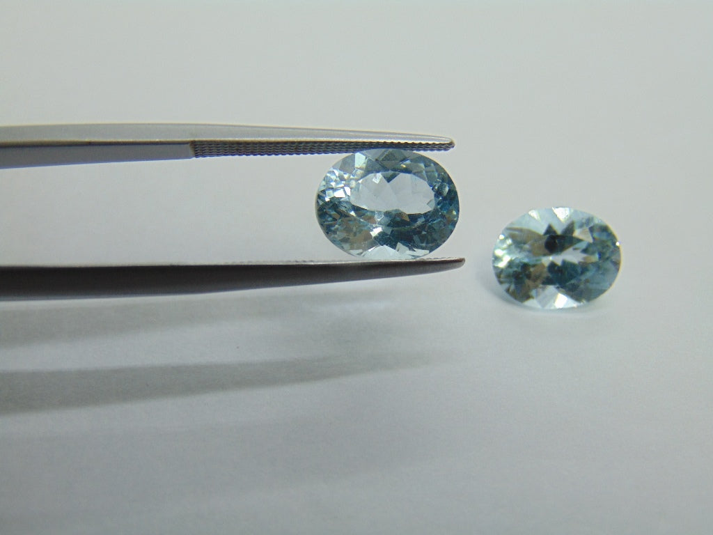 Par de Apatita 5,70ct 10x8mm