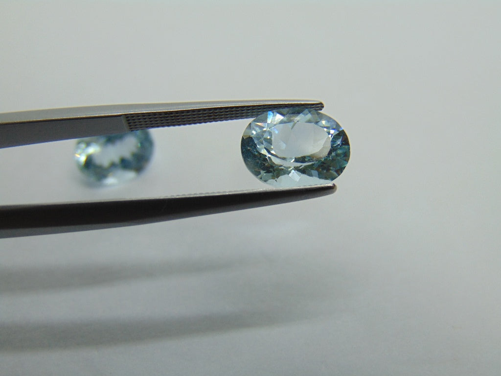 Par de Apatita 5,70ct 10x8mm