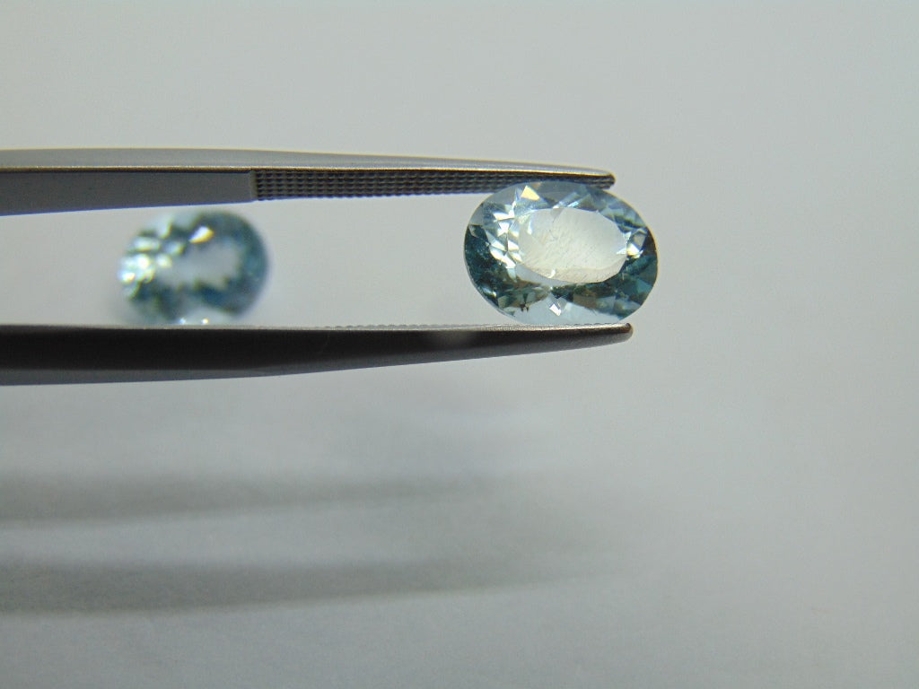 Par de Apatita 5,70ct 10x8mm