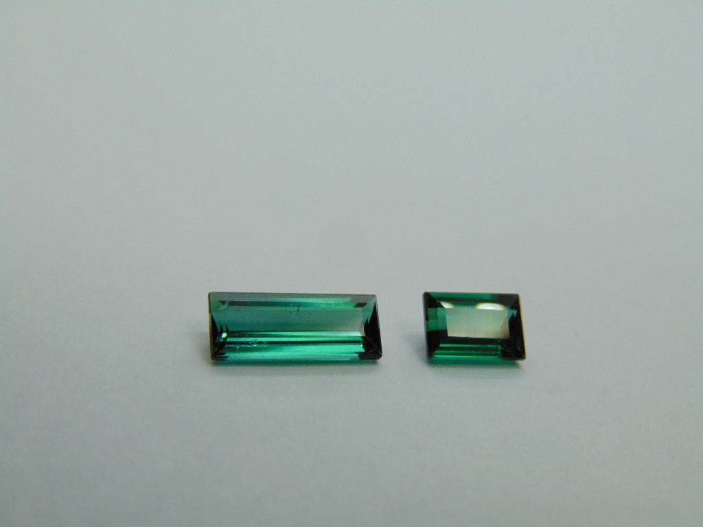 Turmalina 2,60ct 11x4mm 7x6mm