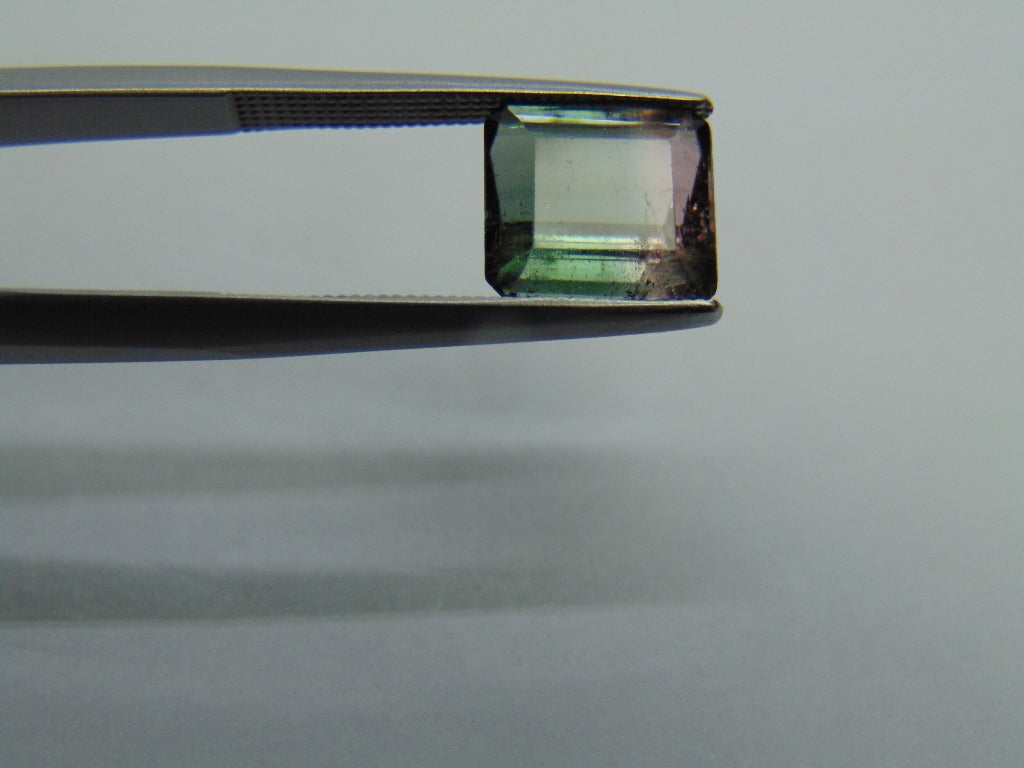 2,80ct Turmalina Bicolor 9x8mm