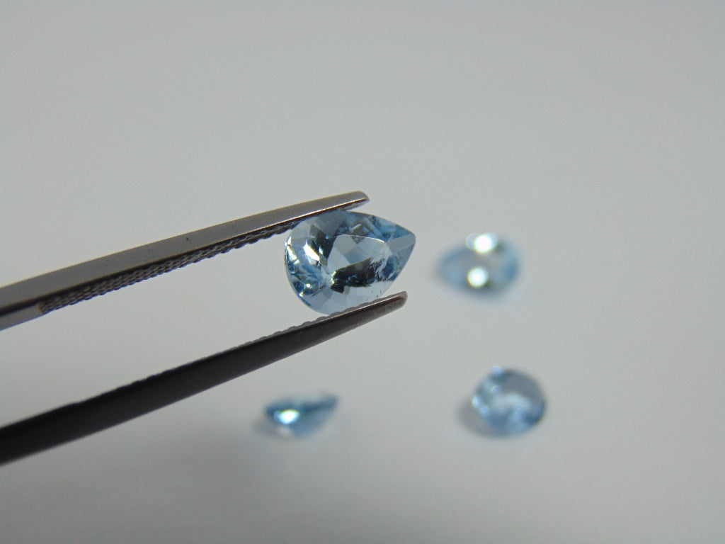 2.90cts Aquamarine (Set)