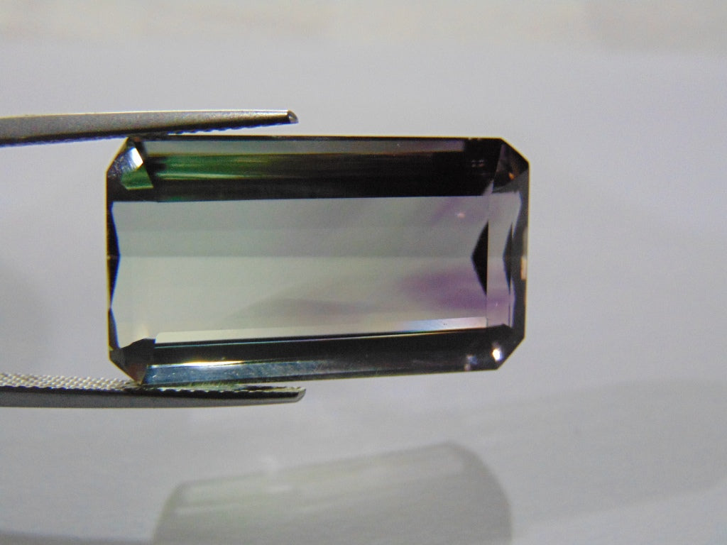 30,60ct Prasiolita (Bicolor)