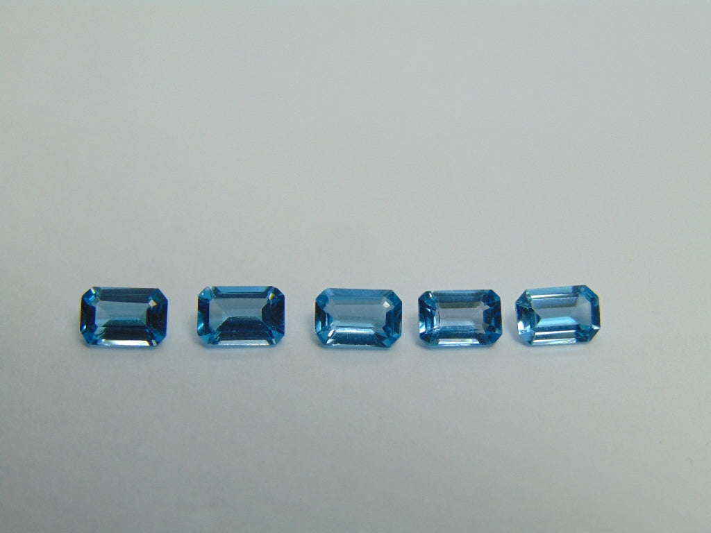 3,05ct Topázio calibrado 6x4mm