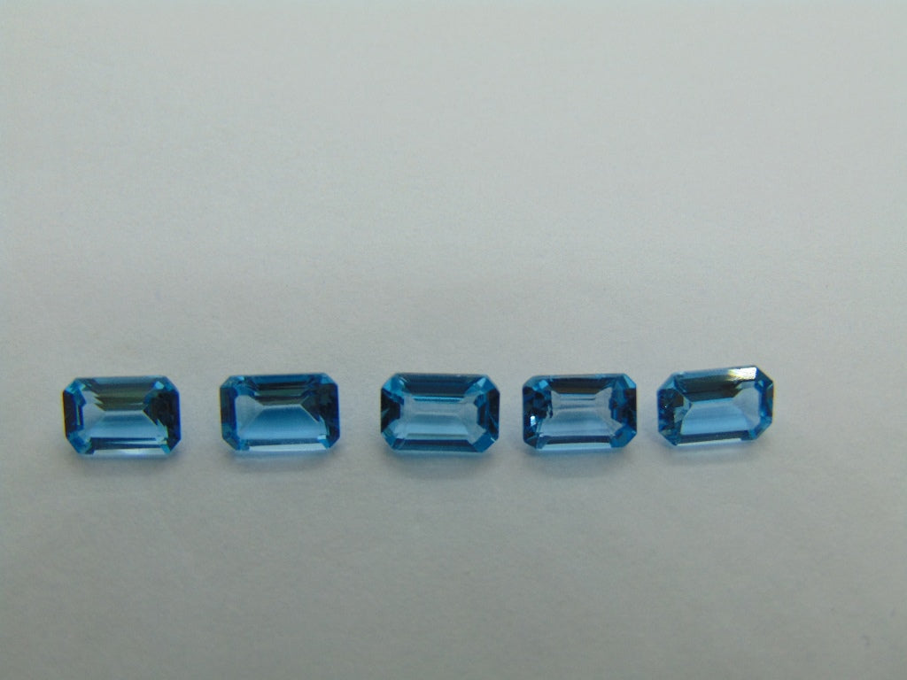 3,05ct Topázio calibrado 6x4mm