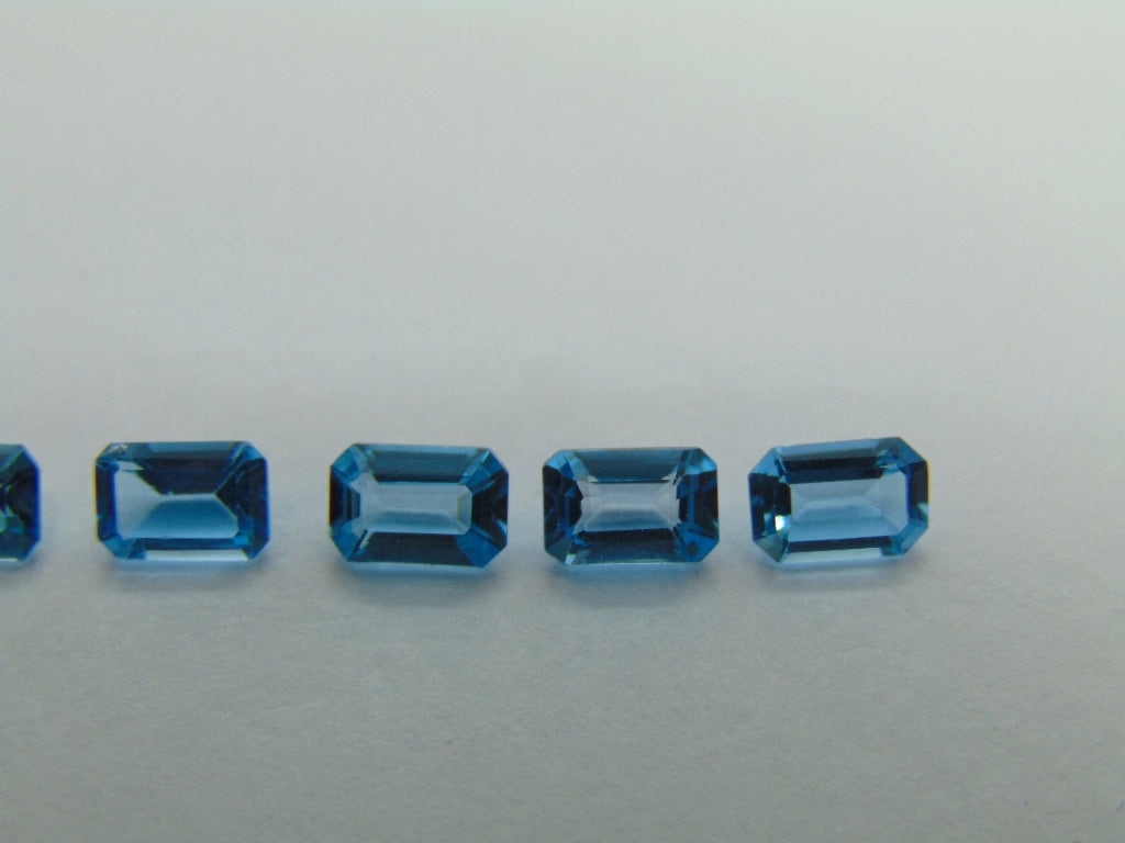 3,05ct Topázio calibrado 6x4mm