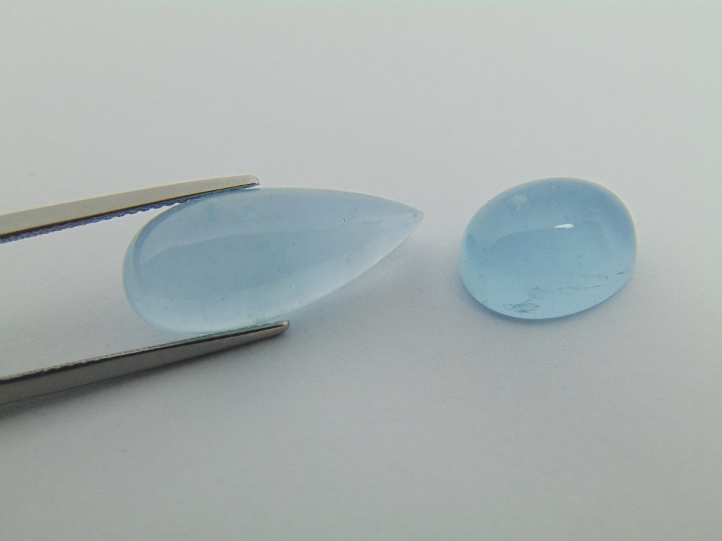 13,75 cts Aquamarine (Cabochon)