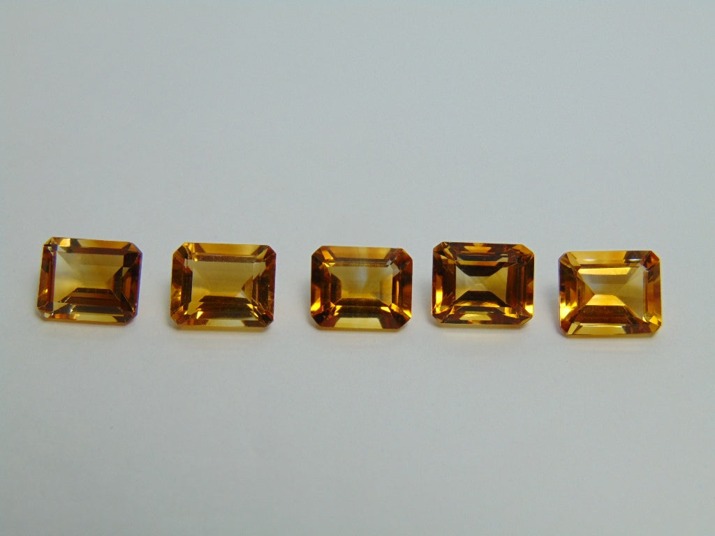 15,35ct Citrino Calibrado 10x8mm