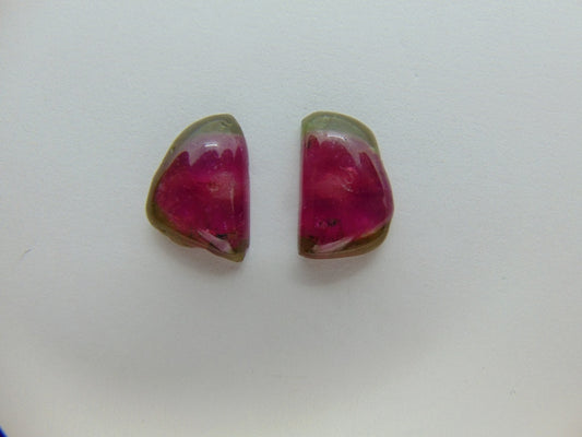 15.90ct Watermelon Tourmaline 17x11mm 16x11mm