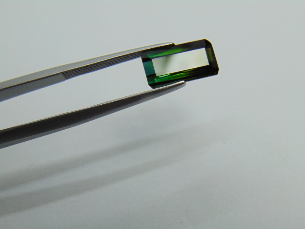 2,90ct Turmalina Bicolor 11x6mm