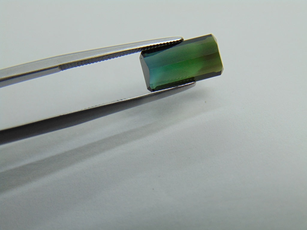 2,90ct Turmalina Bicolor 11x6mm