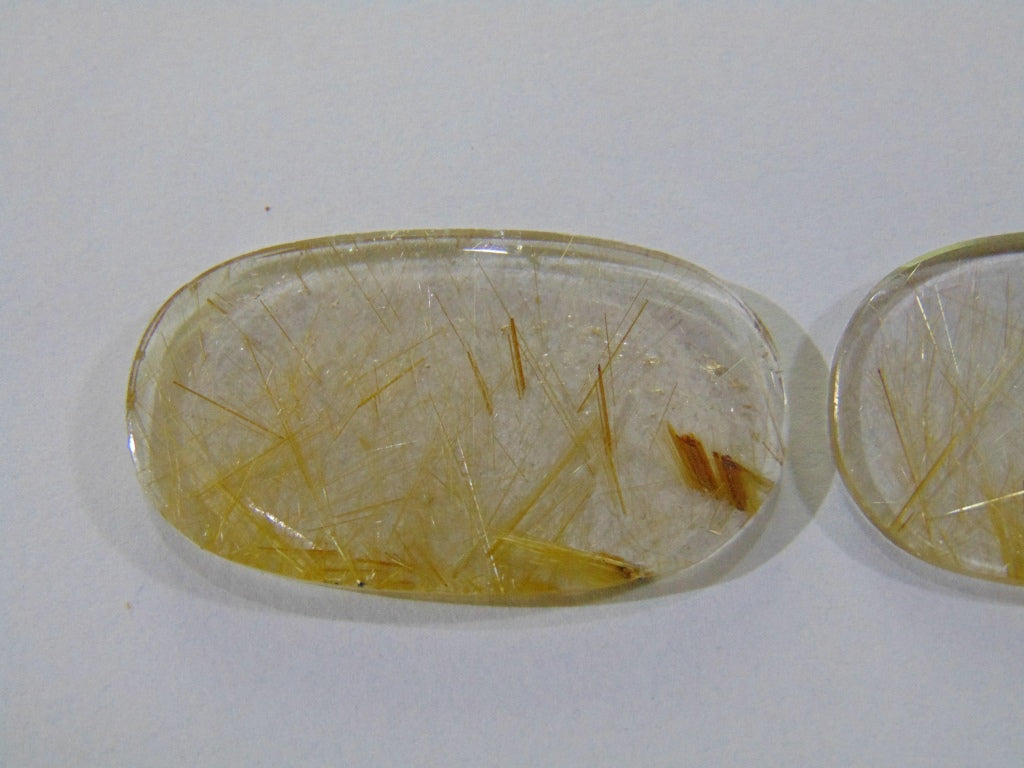 67.20ct Rutile Pair 40x23mm