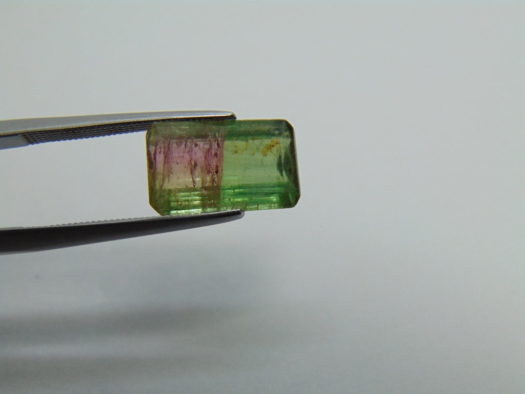 4.02ct Tourmaline Bicolor 13x8mm