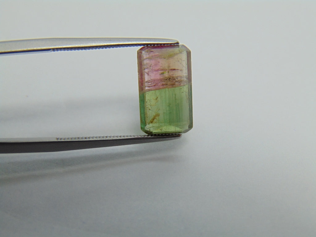 4.02ct Tourmaline Bicolor 13x8mm