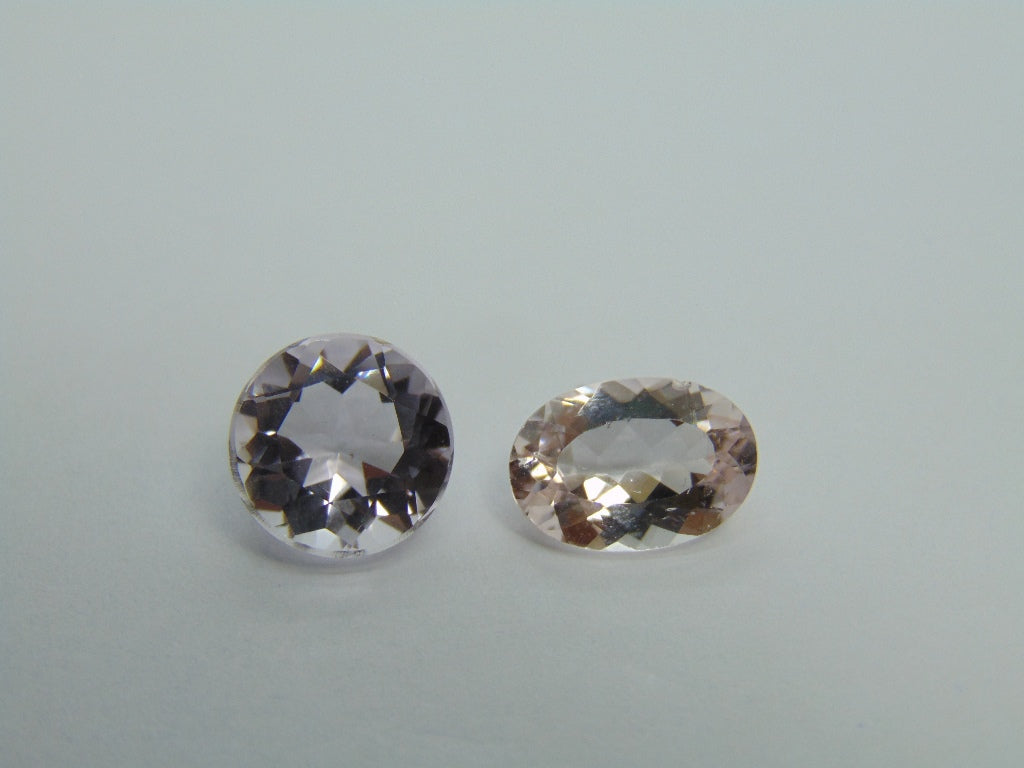 6,44ct Morganita 10mm 11x8mm