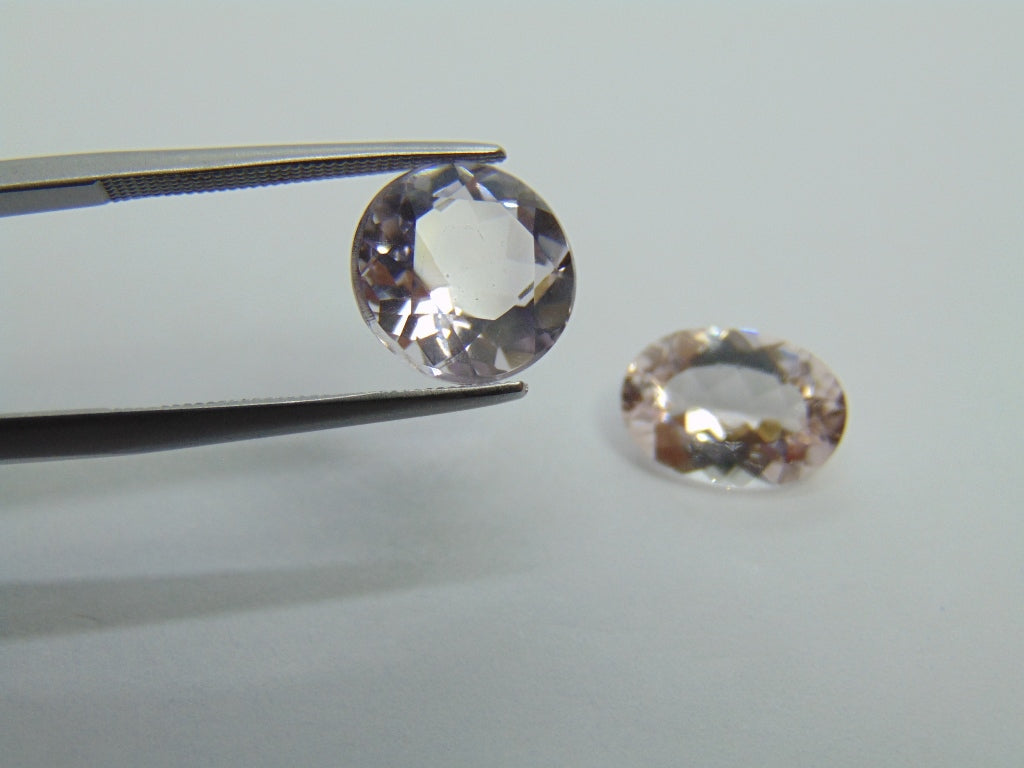 6,44ct Morganita 10mm 11x8mm