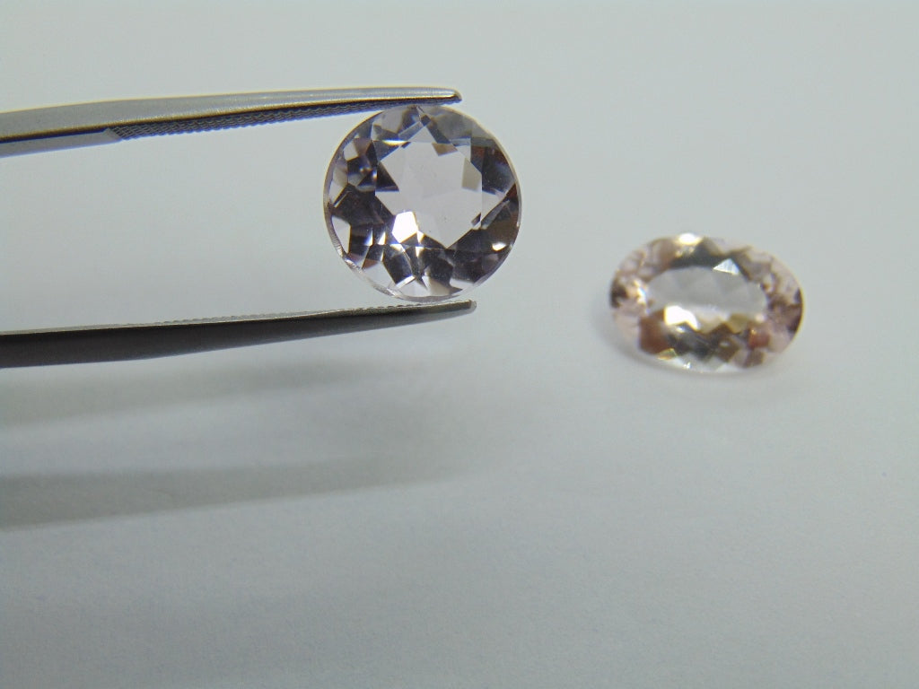 6,44ct Morganita 10mm 11x8mm