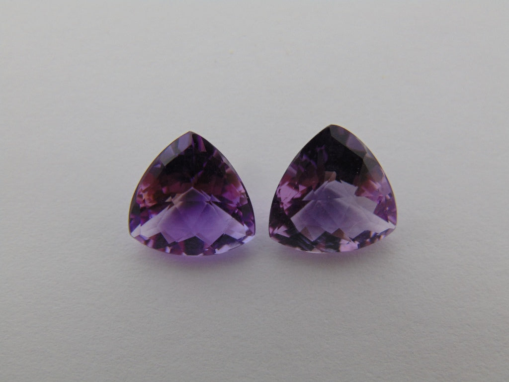 9.70cts Amethyst (Pair)