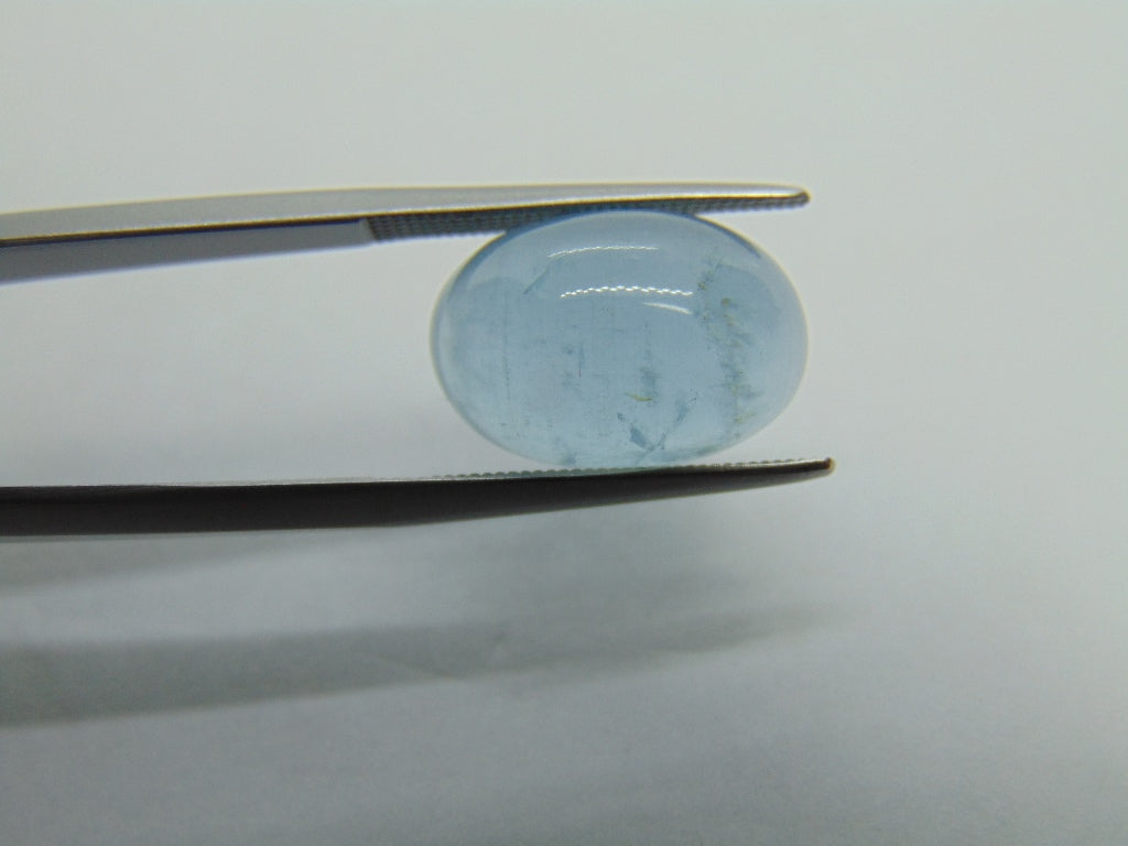 9.60ct Aquamarine Cabochon 15x10mm