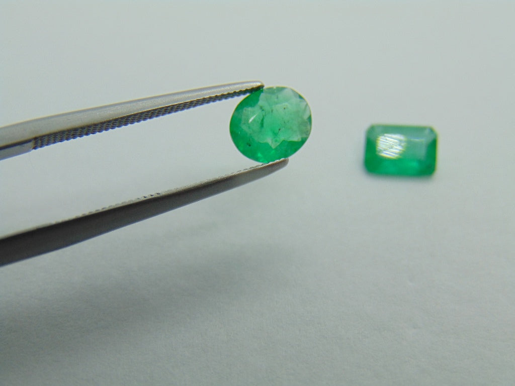 1.03ct Emerald 6x4mm 6x5mm