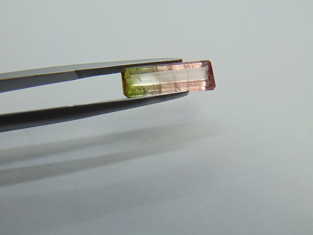 Turmalina Bicolor 3,08ct 16x5mm