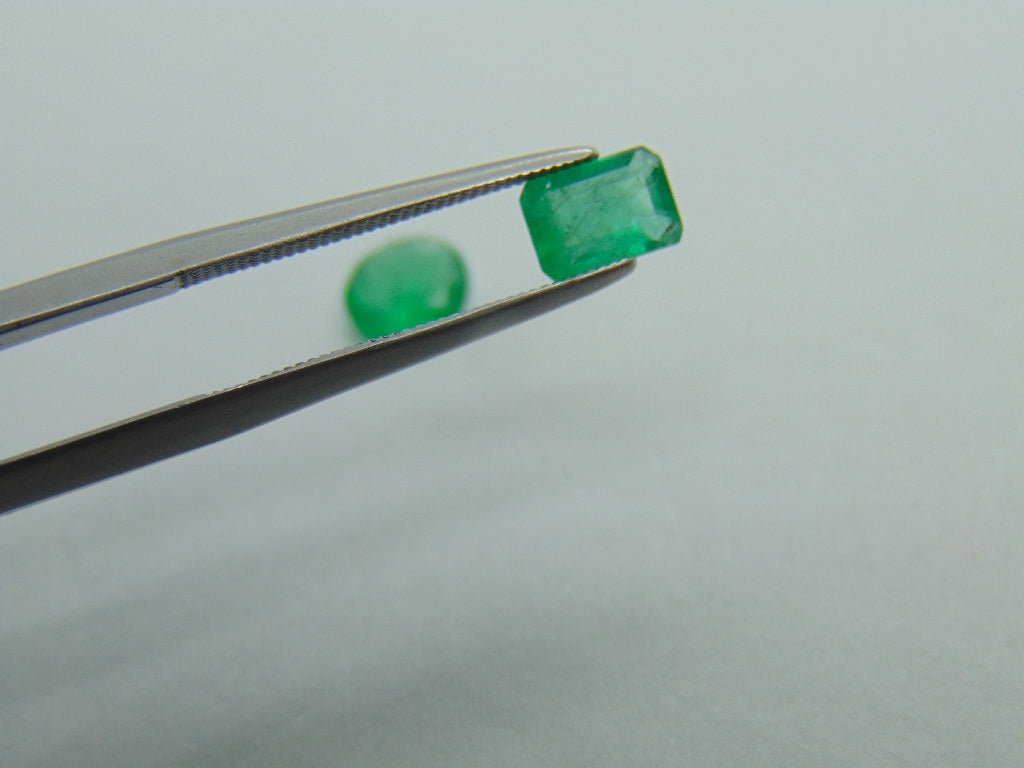 1.03ct Emerald 6x4mm 6x5mm