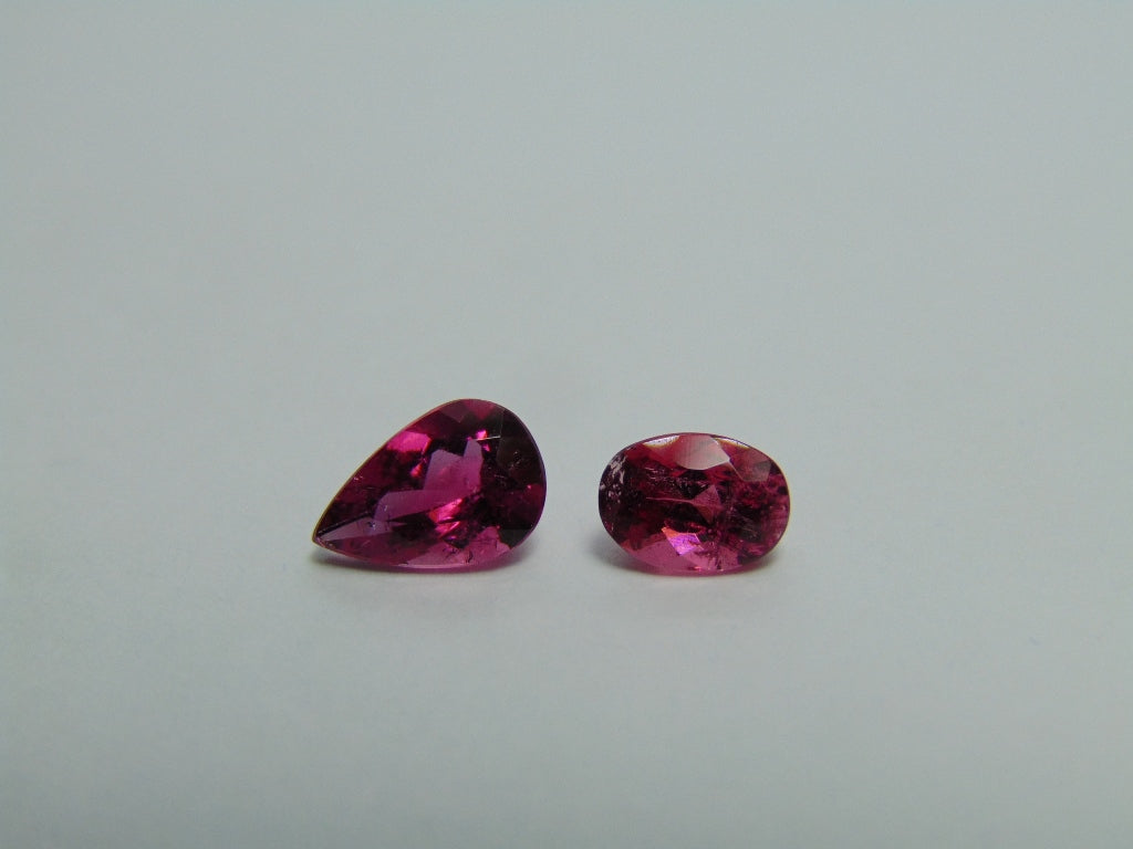 Turmalina 2,15ct 7x5mm 9x6mm