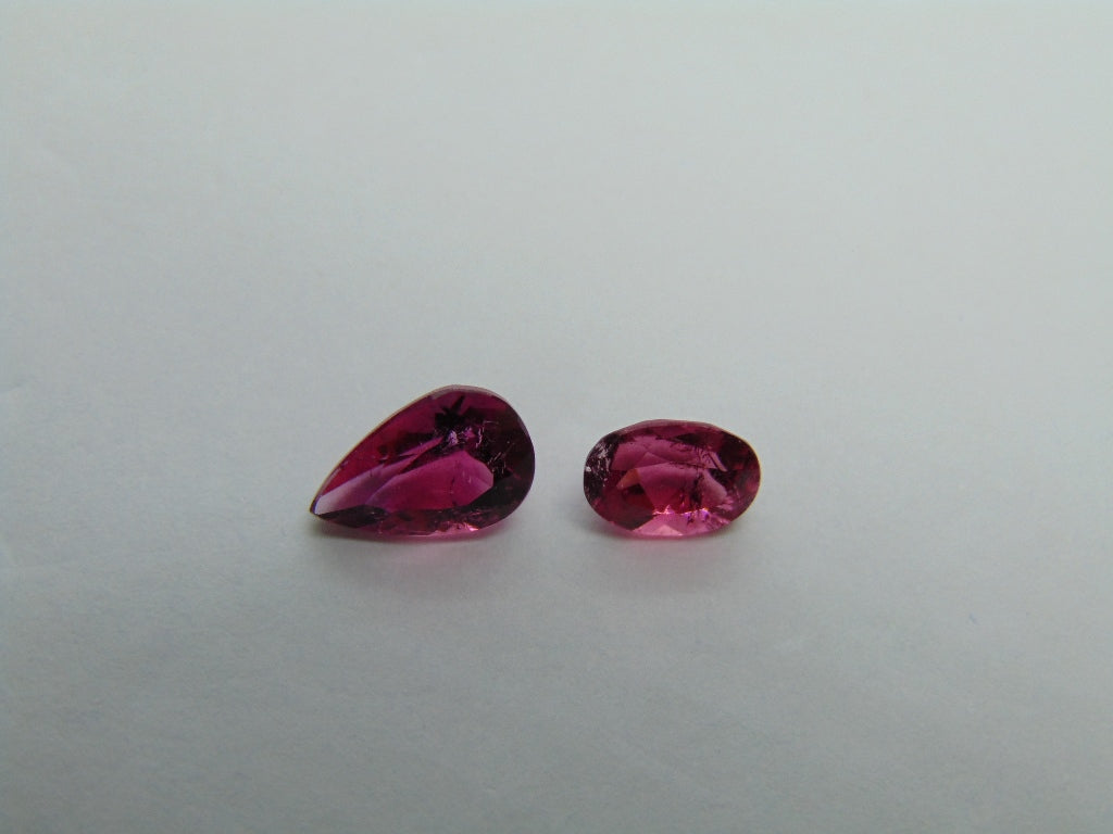 2.15ct Tourmaline 7x5mm 9x6mm