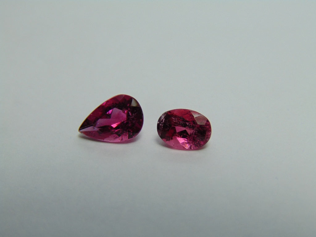 Turmalina 2,15ct 7x5mm 9x6mm