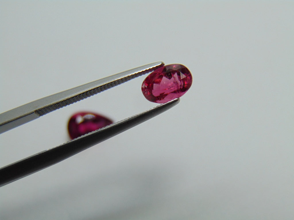 2.15ct Tourmaline 7x5mm 9x6mm