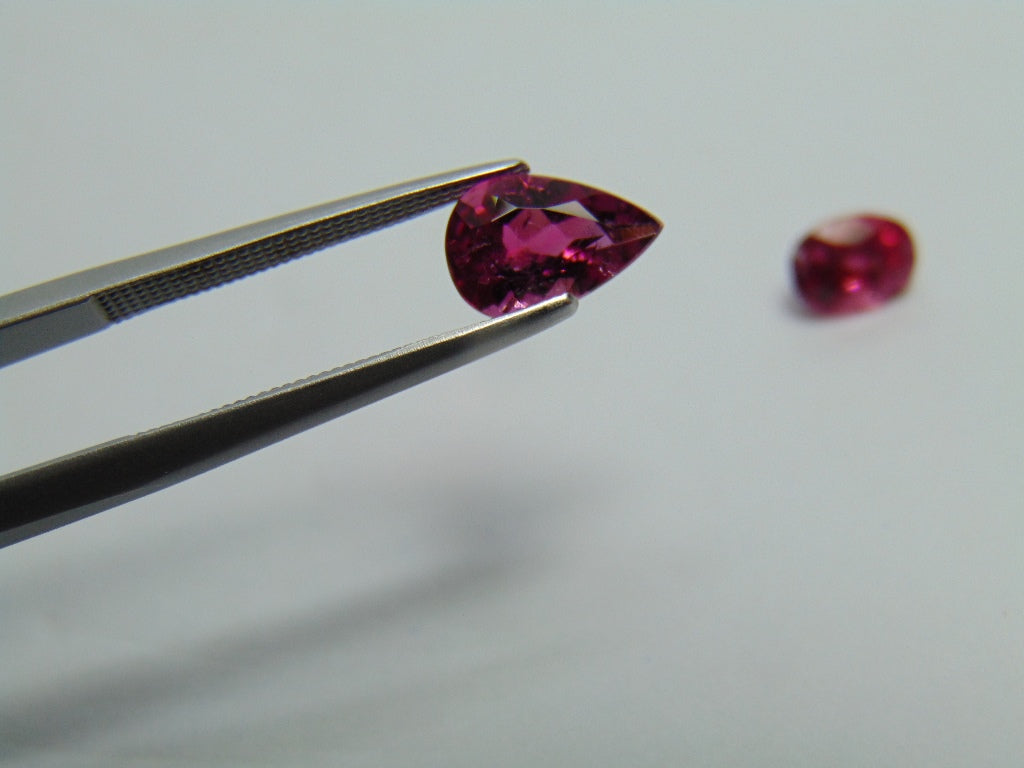 2.15ct Tourmaline 7x5mm 9x6mm