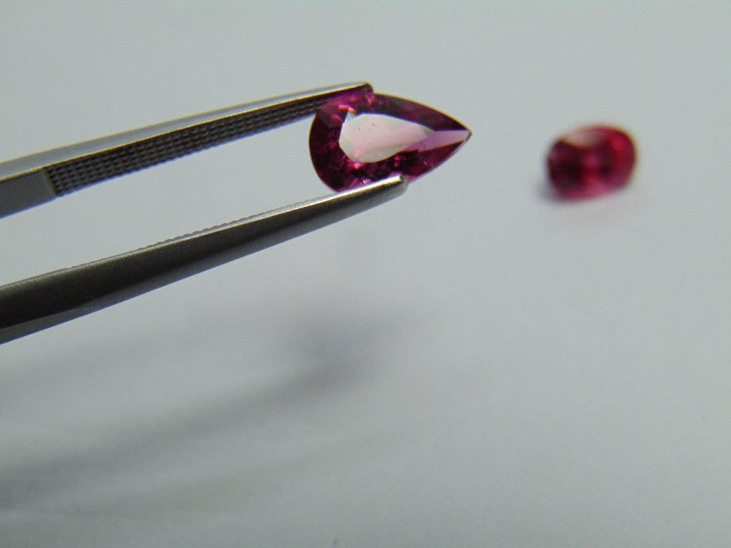 2.15ct Tourmaline 7x5mm 9x6mm