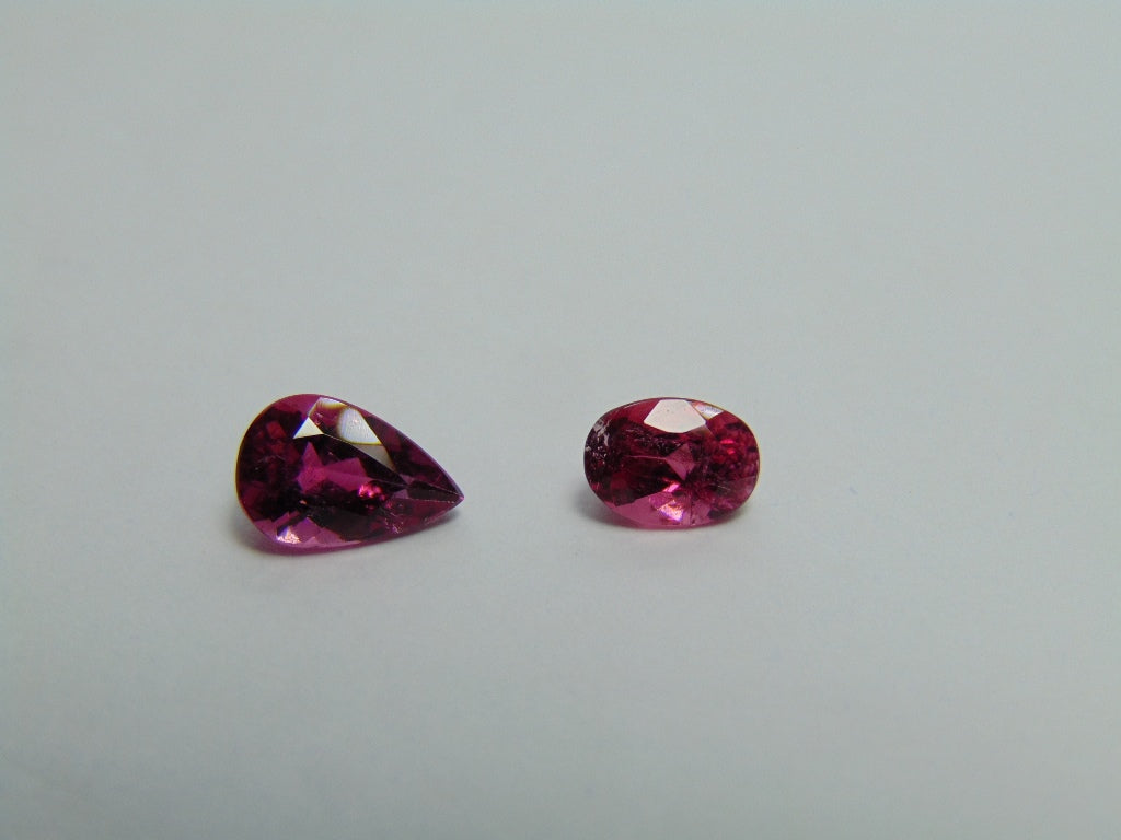 2.15ct Tourmaline 7x5mm 9x6mm