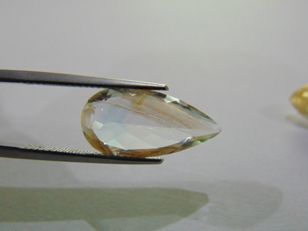 14.20ct Topaz With Golden Rutile