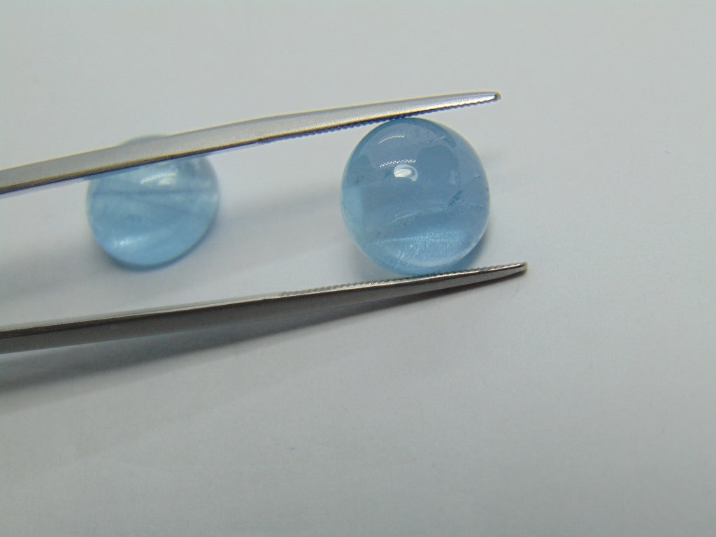 Cabochão Aquamarine de 13,50 ct