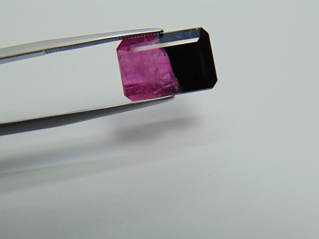 7.34ct Turmalina Bicolor 15x10mm