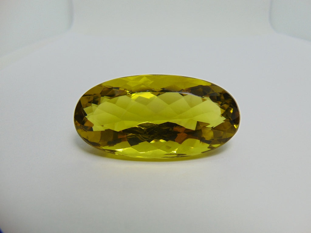 176ct Green Gold Lemon 54x26mm