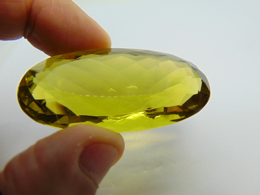 176ct Green Gold Lemon 54x26mm