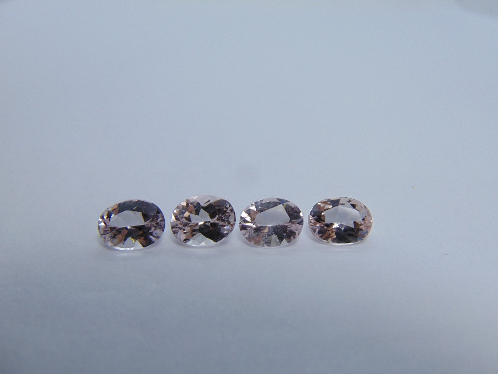 6,20ct Morganitas calibradas 9x7mm