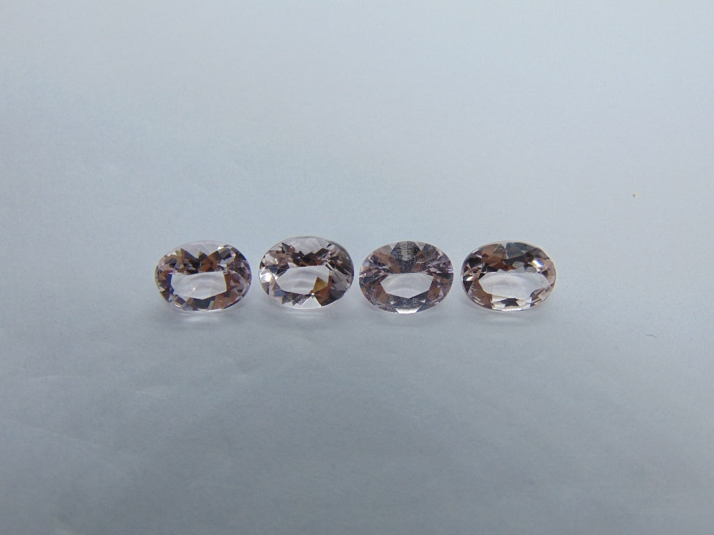 6,20ct Morganitas calibradas 9x7mm